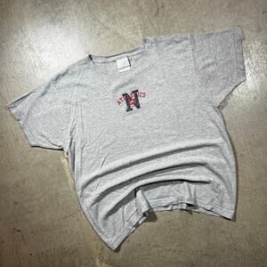 Y2K Nike Athletics T-Shirt XL Gray Boxy Fit